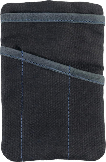Multi-Tool Pocket Pouch, Compact Multipurpose EDC Zippered Bag, Mini Camping Tool Case, Waxed Canvas, Knife Holster, Handmade Slim Organizer