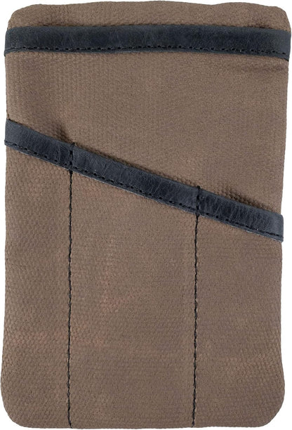 Multi-Tool Pocket Pouch, Compact Multipurpose EDC Zippered Bag, Mini Camping Tool Case, Waxed Canvas, Knife Holster, Handmade Slim Organizer