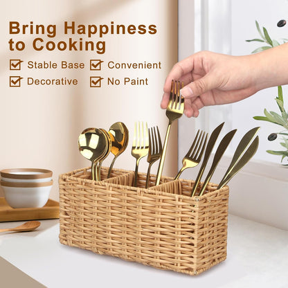 Flatware Silverware Caddy Party Cutlery Utensil Holder Organizer Counter