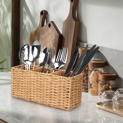 Flatware Silverware Caddy Party Cutlery Utensil Holder Organizer Counter