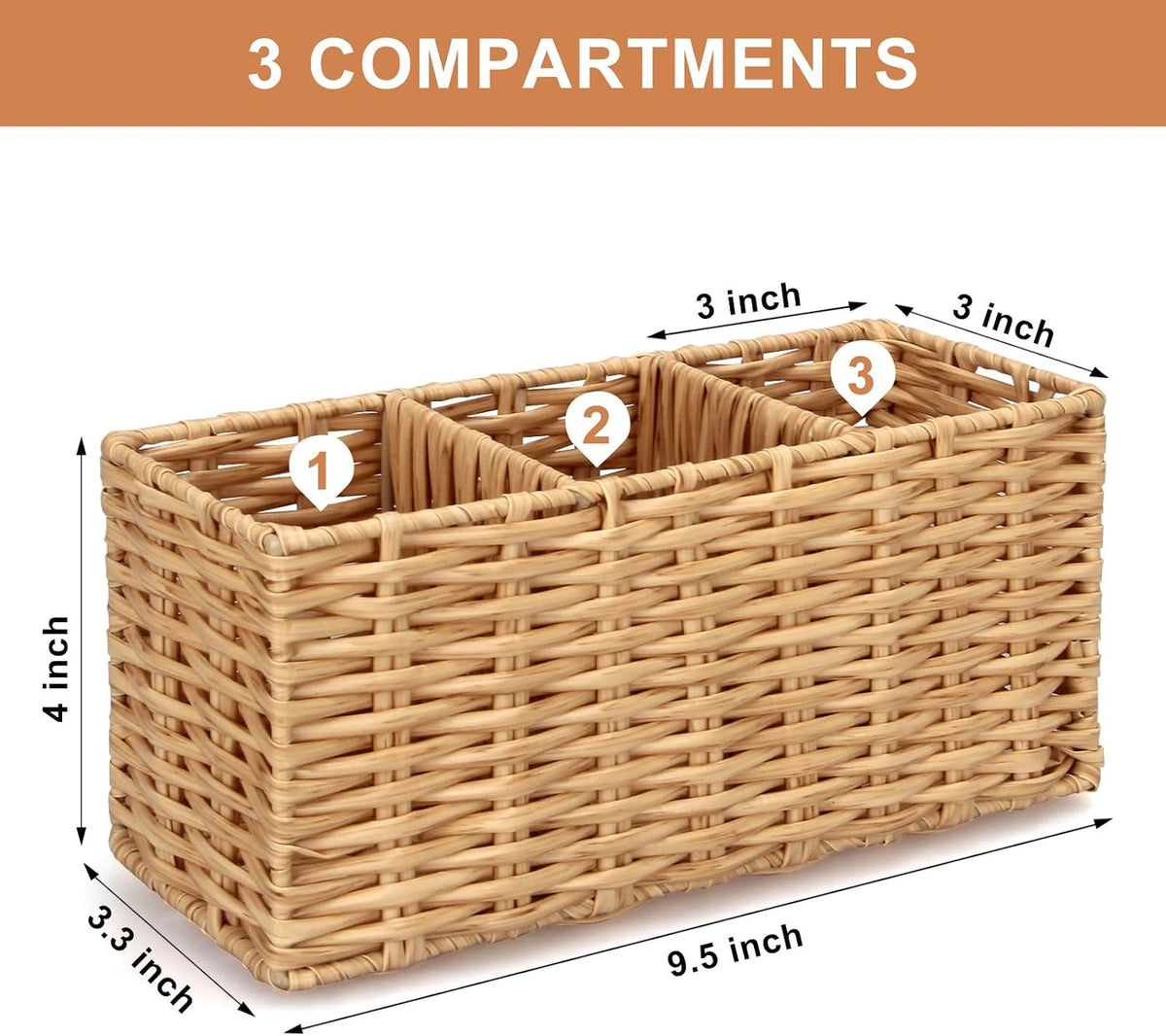 Flatware Silverware Caddy Party Cutlery Utensil Holder Organizer Counter