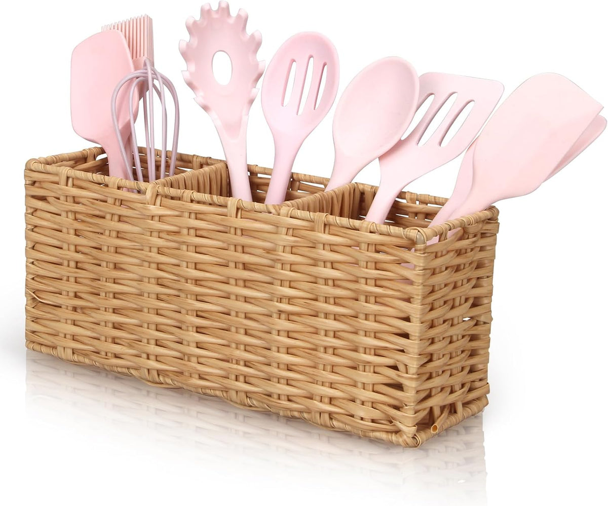 Flatware Silverware Caddy Party Cutlery Utensil Holder Organizer Counter