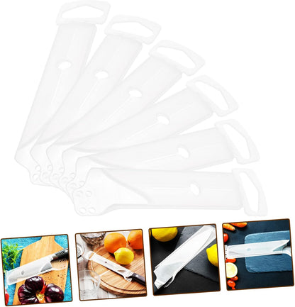6pcs Fruit Knife Cutter Covers Finger Protectors Finger Box Cutter Safety Cut Resistant Sleeves Kitchen Gadgets