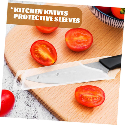 6pcs Fruit Knife Cutter Covers Finger Protectors Finger Box Cutter Safety Cut Resistant Sleeves Kitchen Gadgets