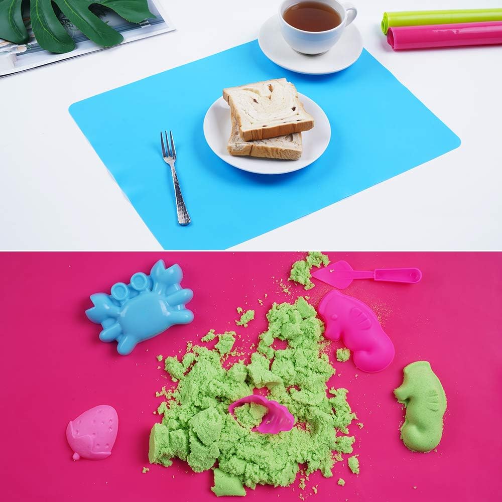 3 Pcs Silicone Mats Sheets Silicone Mats for Crafts Resin Jewelry Molds