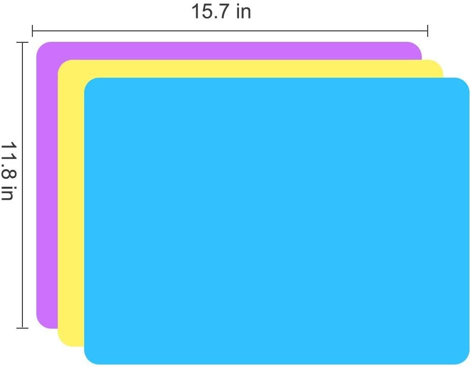 3 Pcs Silicone Mats Sheets Silicone Mats for Crafts Resin Jewelry Molds
