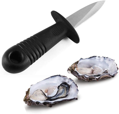 8 Pack Oyster Knife Oyster Shucking Knives - Food Grade Stainless Shucker Oyster Shuckers with Non Slip Handle for Clam Crab Shellfish Seafood Opener