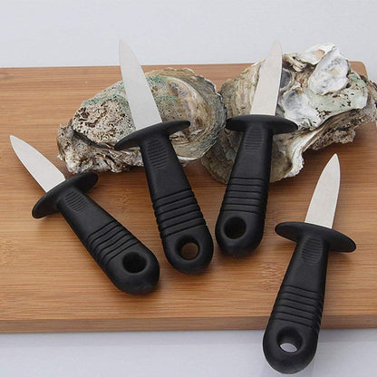 8 Pack Oyster Knife Oyster Shucking Knives - Food Grade Stainless Shucker Oyster Shuckers with Non Slip Handle for Clam Crab Shellfish Seafood Opener