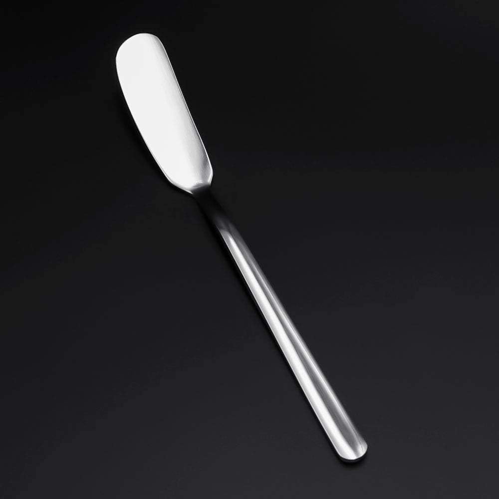 Cheese Spreaders, Stainless Steel Classic Spreader Knife Set for Cheese, Jelly, Jam, Dessert, Set of 8 Canape Knives, Spreaders for Appetizers, Sandwich Cream Cheese Butter Knife