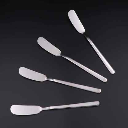 Cheese Spreaders, Stainless Steel Classic Spreader Knife Set for Cheese, Jelly, Jam, Dessert, Set of 8 Canape Knives, Spreaders for Appetizers, Sandwich Cream Cheese Butter Knife