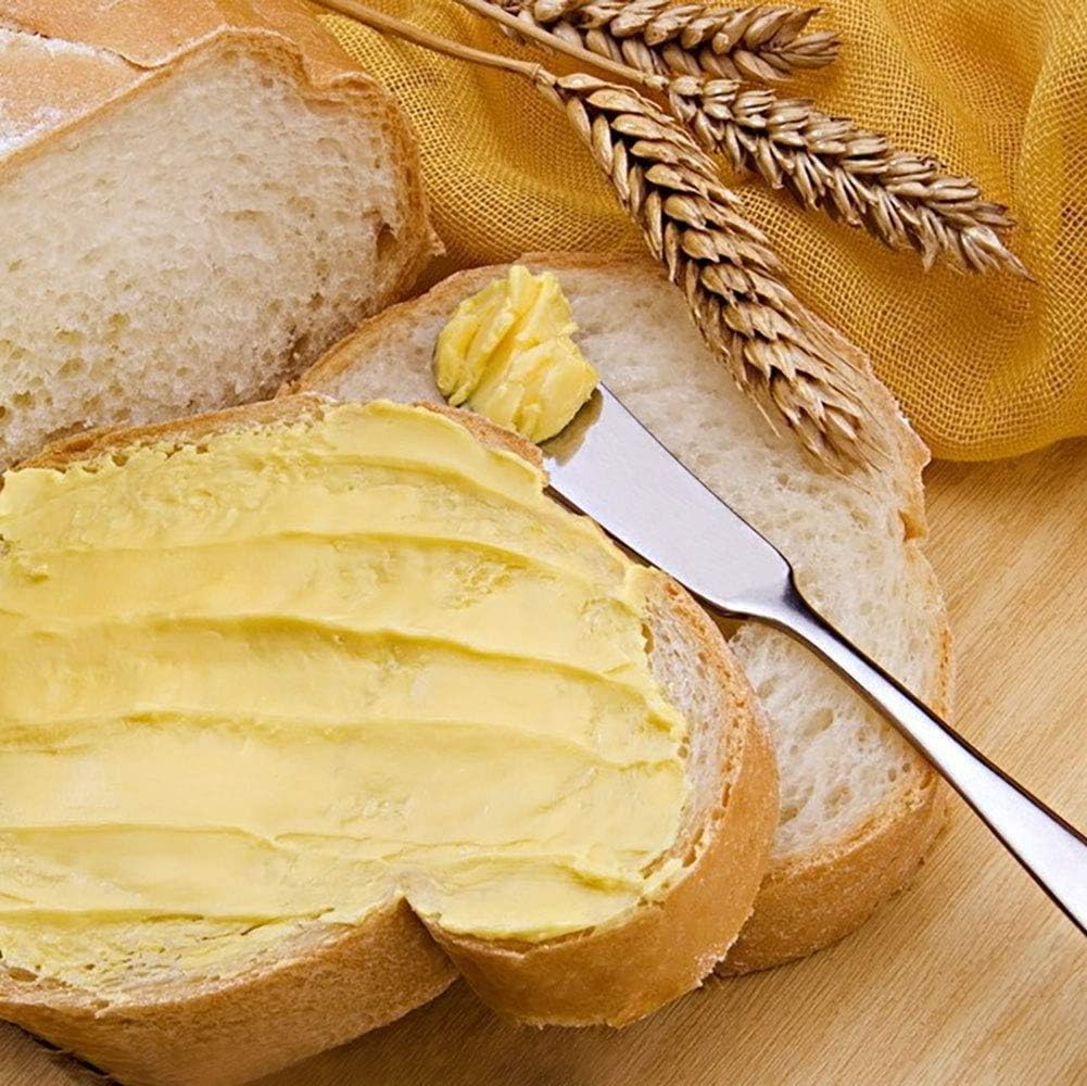 Cheese Spreaders, Stainless Steel Classic Spreader Knife Set for Cheese, Jelly, Jam, Dessert, Set of 8 Canape Knives, Spreaders for Appetizers, Sandwich Cream Cheese Butter Knife