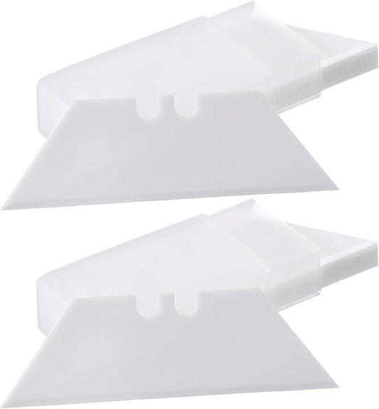 20 Pack Ceramic Utility Blades High Hardness Replacement Blades Fit Utility Knife, Sharp and Reliable, Suitable for Most Craft Knives and Box Cutter