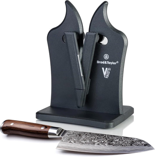 VG2 Classic Knife Sharpener | 3-Action Tungsten Carbide (Nylon)