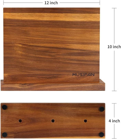 Magnetic Knife Block - Magnetic Knife Holder - Magnetic Knife Stand- Cutlery Display Stand and Storage Rack