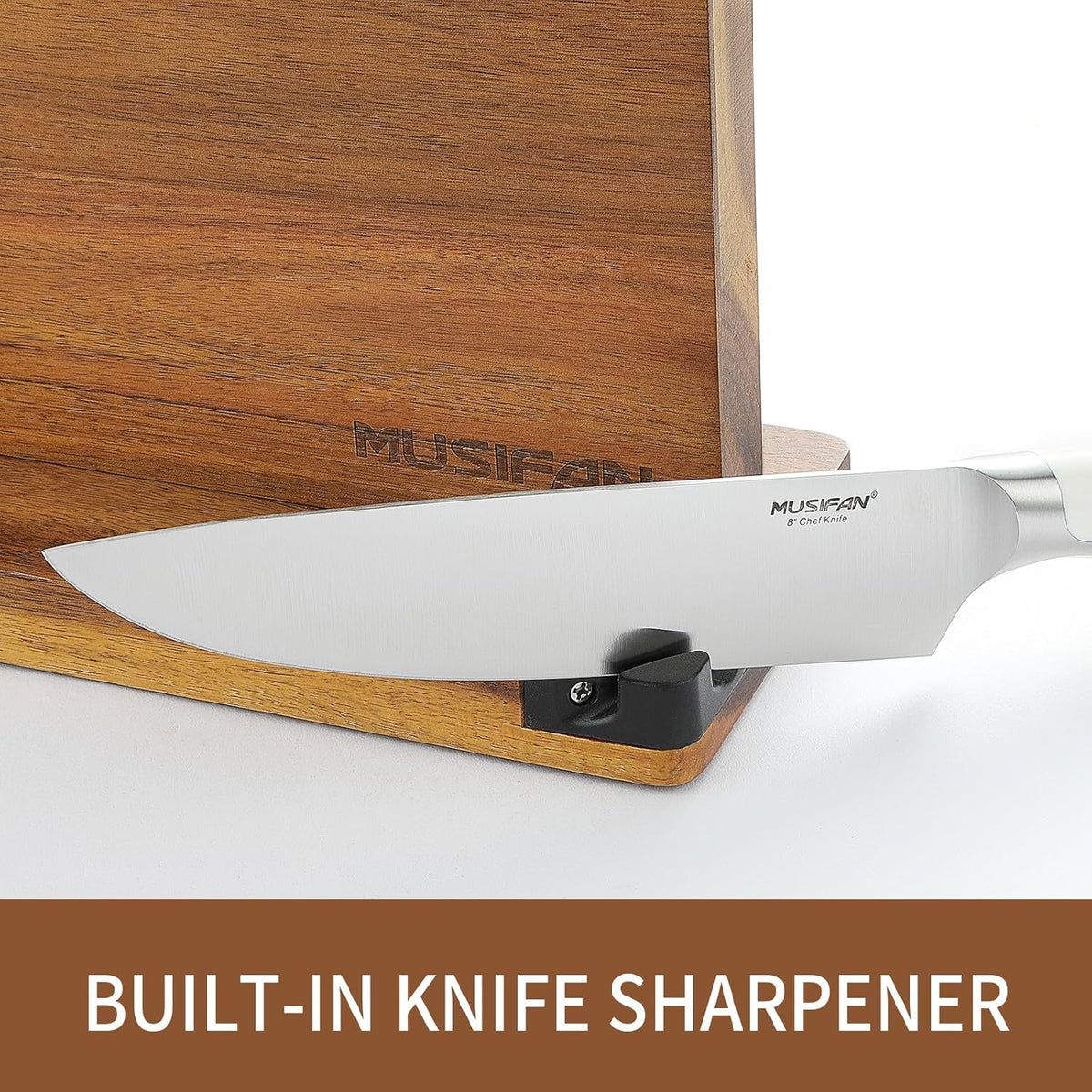Magnetic Knife Block - Magnetic Knife Holder - Magnetic Knife Stand- Cutlery Display Stand and Storage Rack