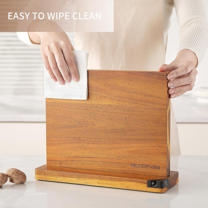 Magnetic Knife Block - Magnetic Knife Holder - Magnetic Knife Stand- Cutlery Display Stand and Storage Rack
