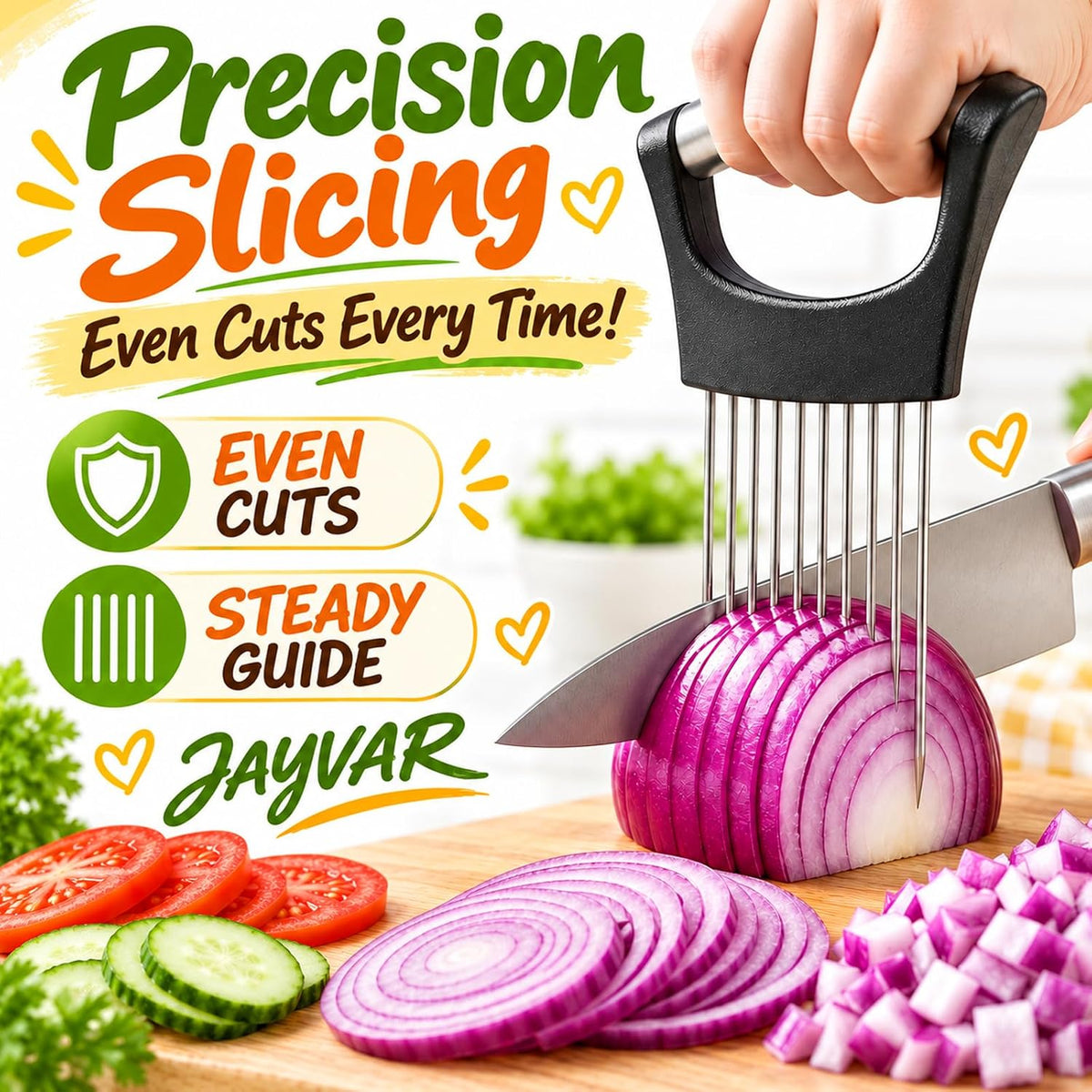 Onion Holder for Slicing, 304 Stainless Steel