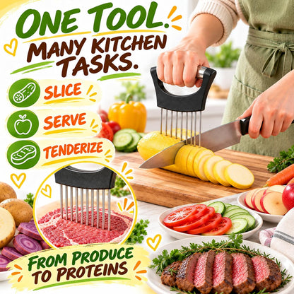 Onion Holder for Slicing, 304 Stainless Steel