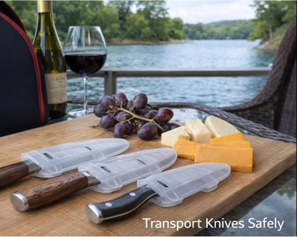 Blade Guard 6" Knife Blade Protector Made in USA Safe Storage and Transport for Kitchen Knives Protects Edges in Drawers Travel Camping RV