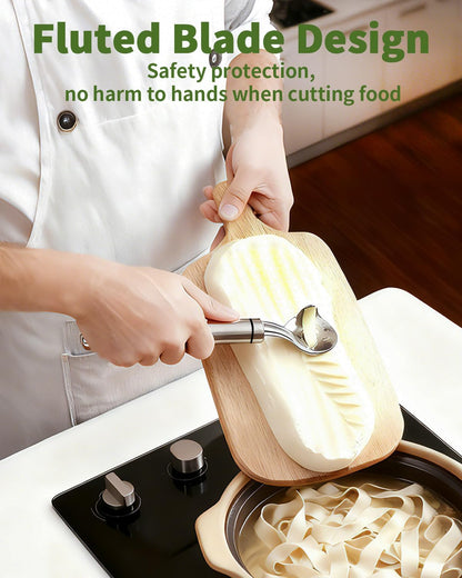 2 PCS Cactus Peeler Tool, Cactus Peeler Spoon, Long Handle Knife with Hole, Kitchen Gadget Accessories
