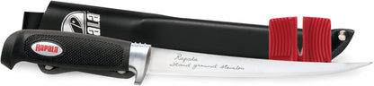 Rapala4 Soft Grip Fillet / Single Stage Sharpener / Sheath