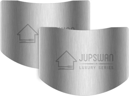 Finger Guards for Cutting Kitchen Tool Stainless Steel Finger Guard Finger Protector Avoid Hurting When Slicing and Dicing 2 Pack