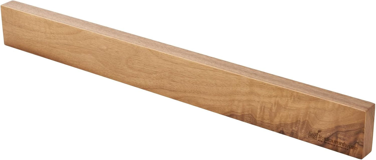 Eco Tek 17.7 Inch Magnetic Knife Holder For Wall 1 Powerful Knife Magnetic Strip - Space-Saving Organizer Securely Hang Kitchen Utensils or Tools Natural Wood Knife Hanger