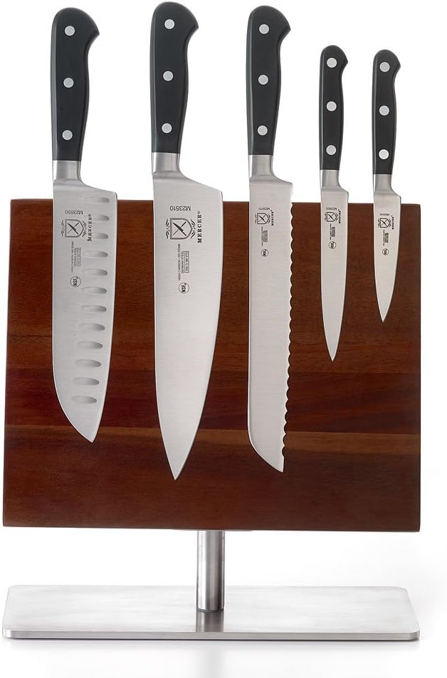 Magnetic Knife Board on Stand, 14 1/8 x 10 1/4, Stainless Steel