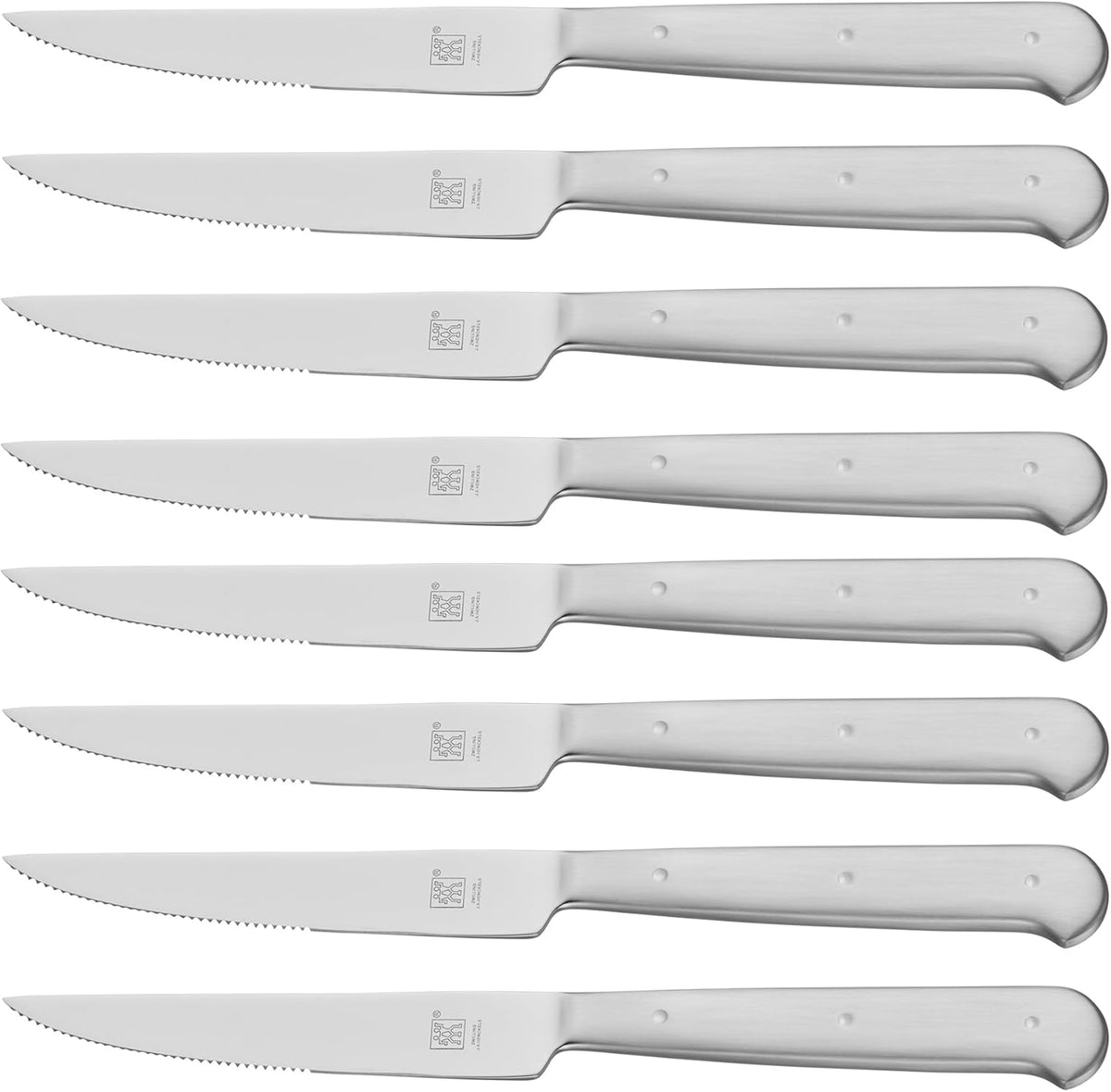 4-pc Serrated Mignon Steak Knife Set, Stainless Steel