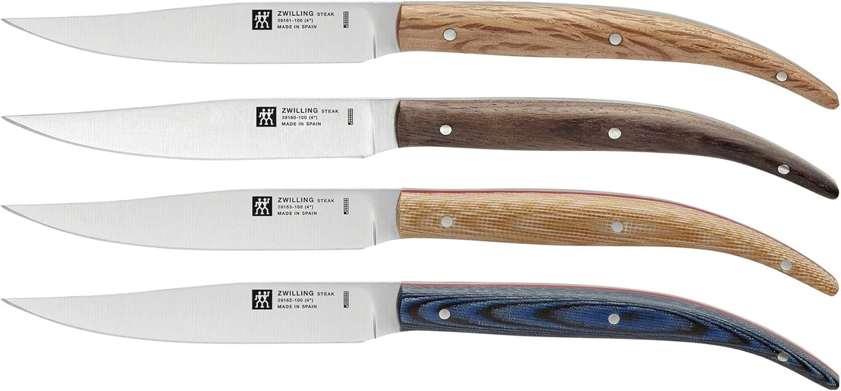 4-pc Serrated Mignon Steak Knife Set, Stainless Steel