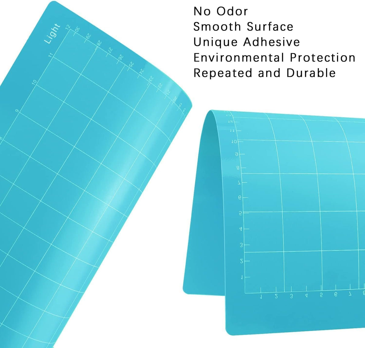 Cutting Mat 12 Pack 12x12, Compatible With Cricut Maker 4/Explore Air & Silhouette Sticky Pad Replacement Accessories, for Crafts Supplies (Standard/Light/Strong/Frabic)