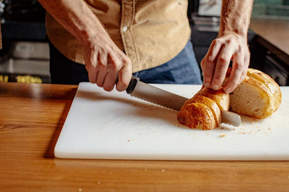 M23210 Millennia Black Handle, 10-Inch Wide Wavy Edge, Bread Knife
