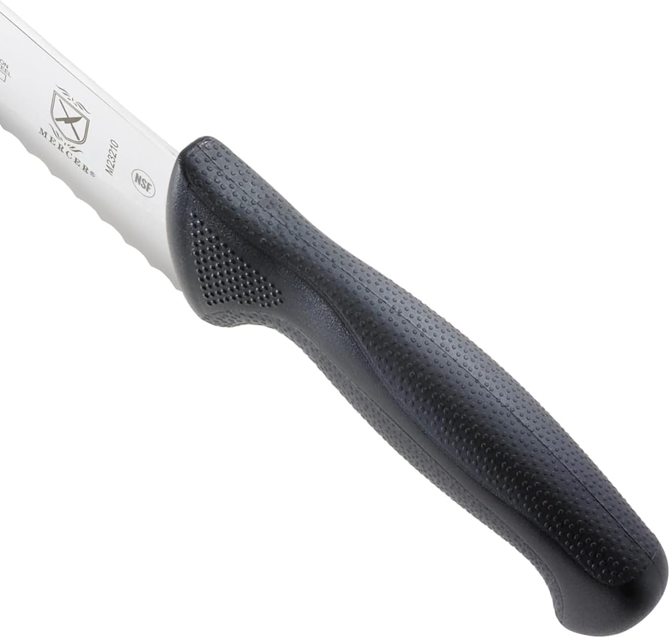 M23210 Millennia Black Handle, 10-Inch Wide Wavy Edge, Bread Knife