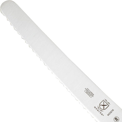 M23210 Millennia Black Handle, 10-Inch Wide Wavy Edge, Bread Knife