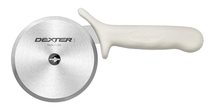 4" Pizza Cutter, P177A-4PCP | SANI-SAFE Series, Stainless Steel Blade with Slip-Resistant Polypropylene Handle | Heavy-Duty Rotary Cutter for Pizza, Pastry & More | Made in USA