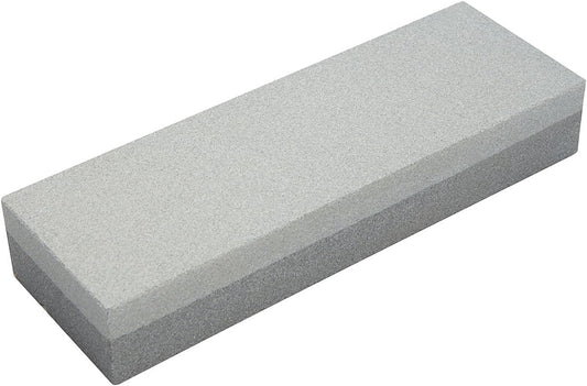 501057 Fine/Coarse Combination Sharpening Stone, Aluminum Oxide Gray, 6"