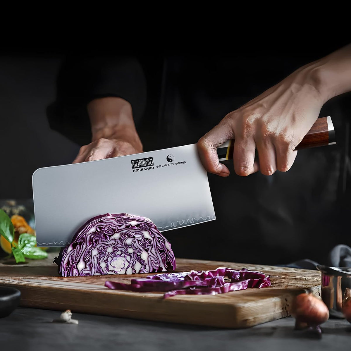 Cleaver Knife 7", Sharp Japanese Meat Cleaver & Vegetable Knife
