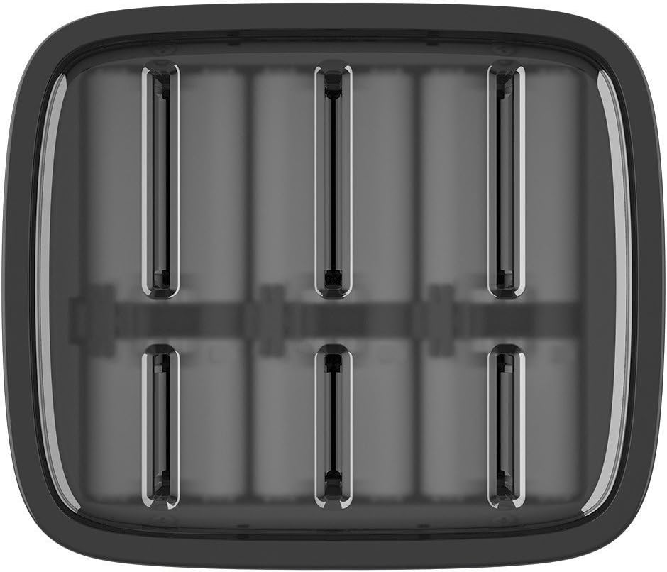 Self Locking Universal Knife Block, Black