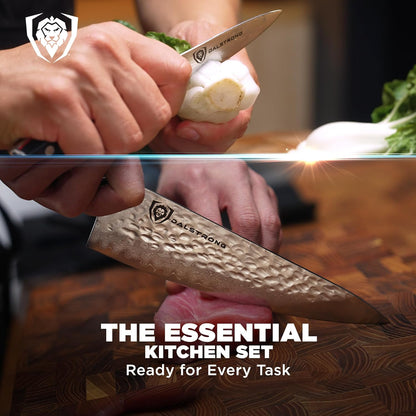 8" Japanese Chef Knife (Gyuto) — 66-Layer Damascus AUS-10V Steel, Hand-Sharpened 8–12° Edge — For Meal Prep, Sushi, Home Butchering — Shogun ELITE - Full-Tang G-10 Handle, Customer Support