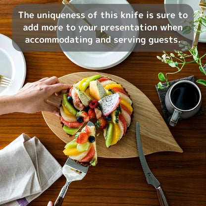 [NAGOMI] 8.5 inch Premium Slicing Knife, Stainless Steel HRC58 Carving Knife for Slicing Roasts, Meats, Sashimi, Fruits and Vegetables | Black Stylish Gift Box