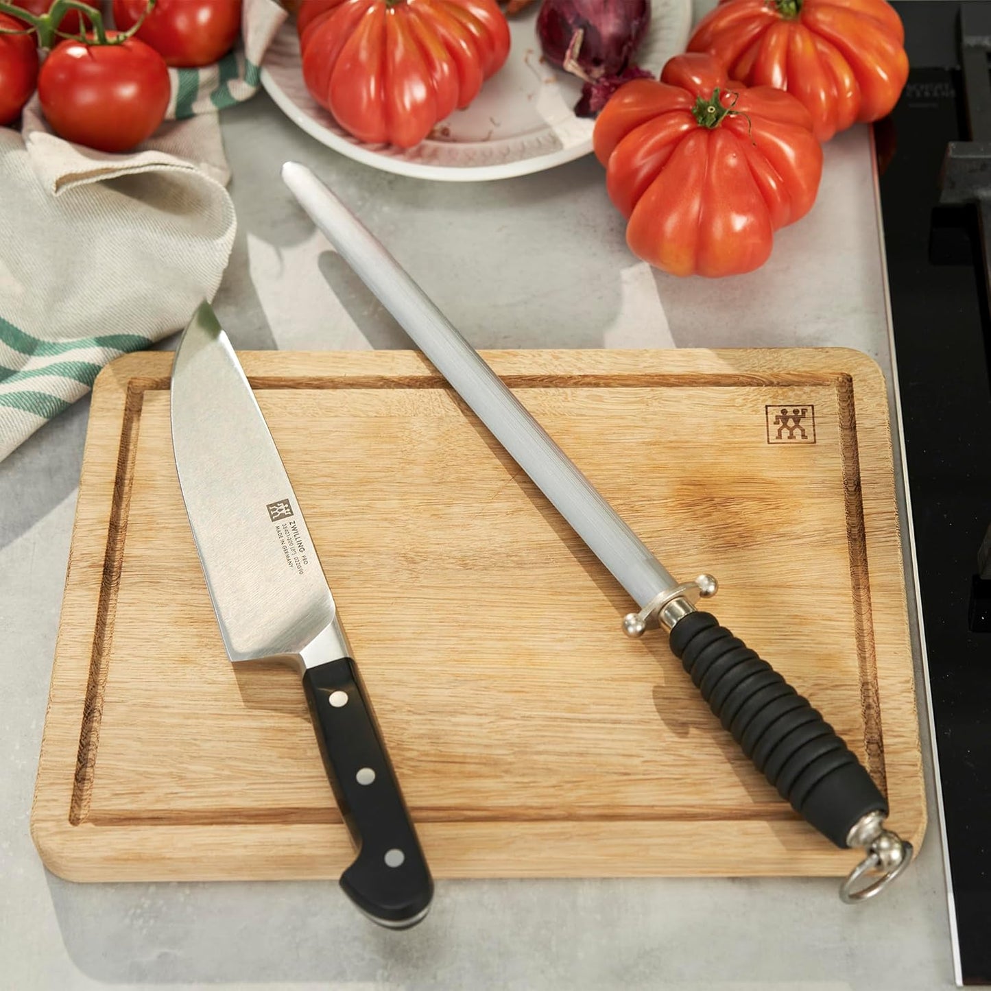 Professional 12-inch Oval Sharpening Steel