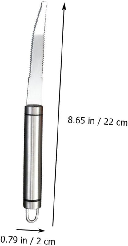 Stainless Steel Orange Peeler Tool Multifunctional Grapefruit Knife Comfort Grip for Cooking and Fruit Preparation Kitchen Essential for Home Chefs