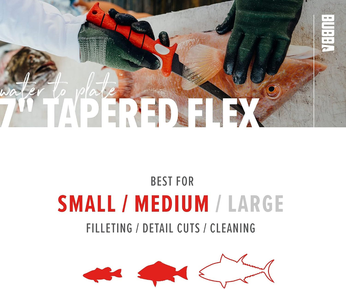 7 Inch Tapered Flex Fillet Fishing Knife