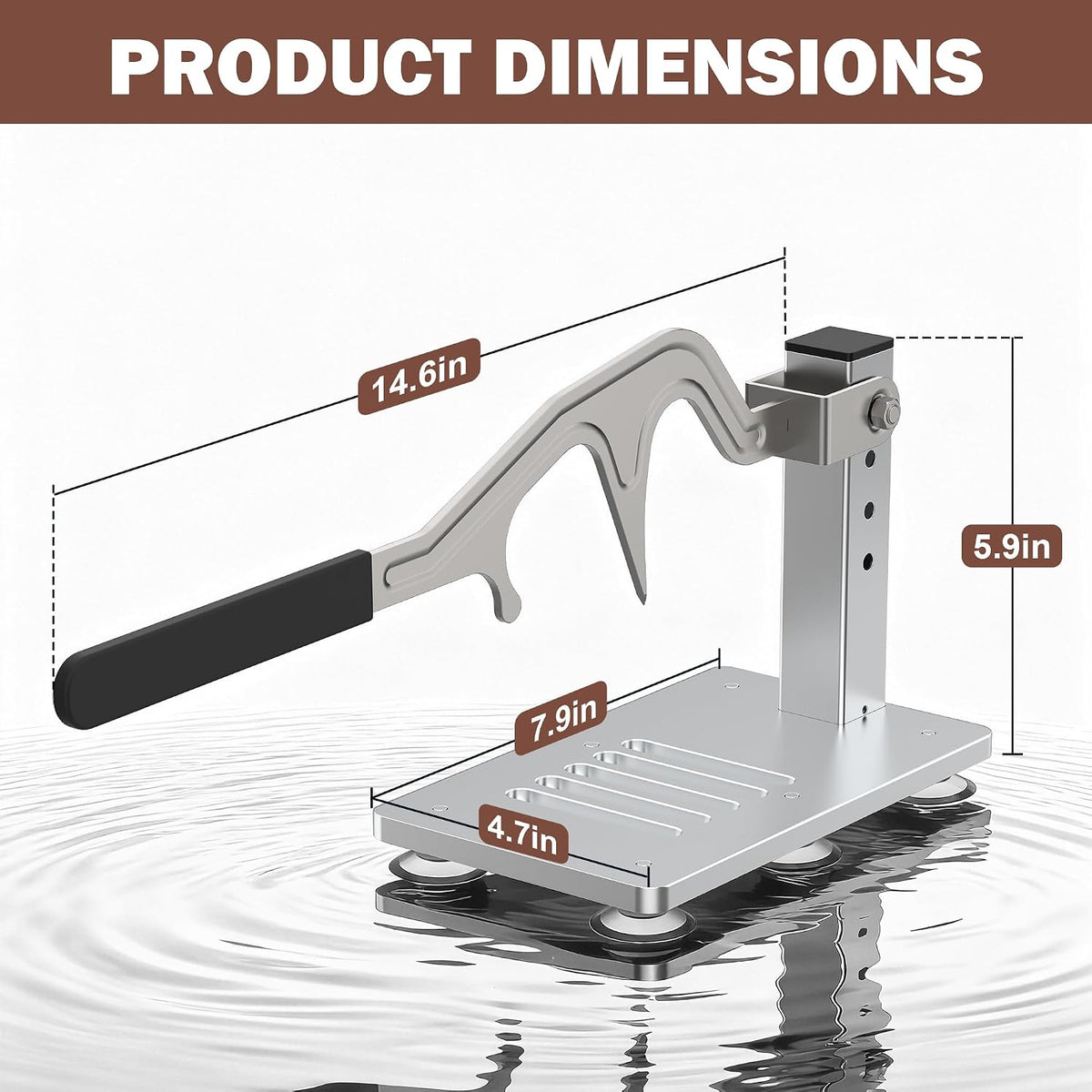 Manual Oyster Shucker Machine, Adjustable Narrow Blade