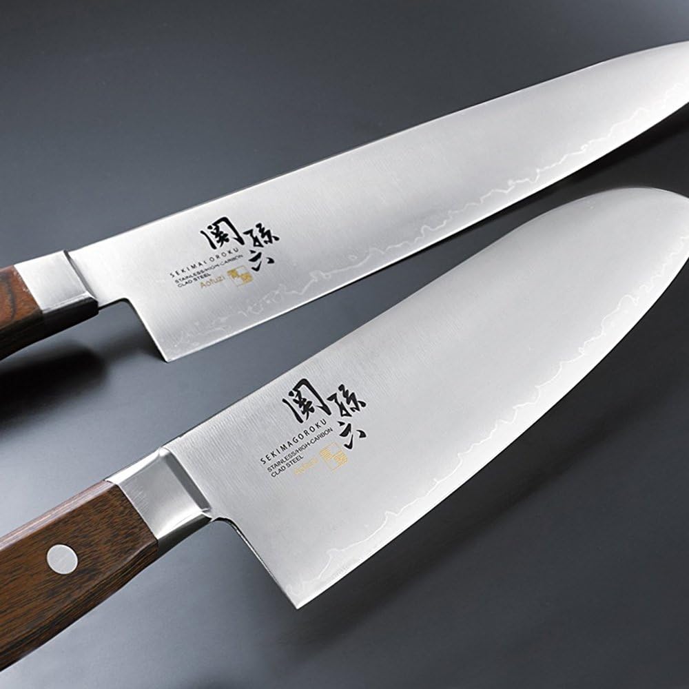 Seki Magoroku Knife, Gyuto 7.1 inches (180 mm), Blue Wisteria, Made in Japan