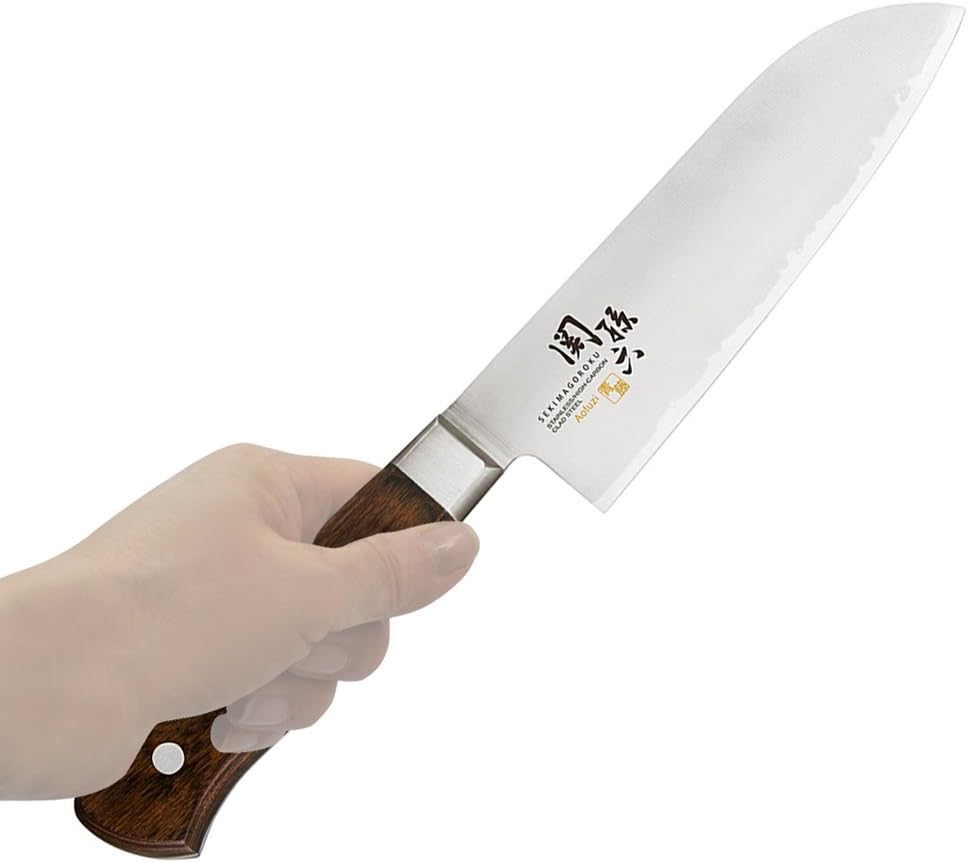 Seki Magoroku Knife, Gyuto 7.1 inches (180 mm), Blue Wisteria, Made in Japan