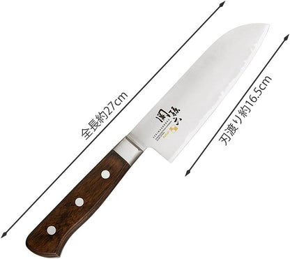 Seki Magoroku Knife, Gyuto 7.1 inches (180 mm), Blue Wisteria, Made in Japan