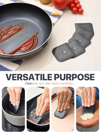 Bread Lame Sourdough Scoring Tool with Extractable & Magnetic, Bread Scoring Tool with 5 Retractable Razor Blades & Pan Scraper, Push-Pull Safety Design, Sourdough Scorer Tool for Dough Baking