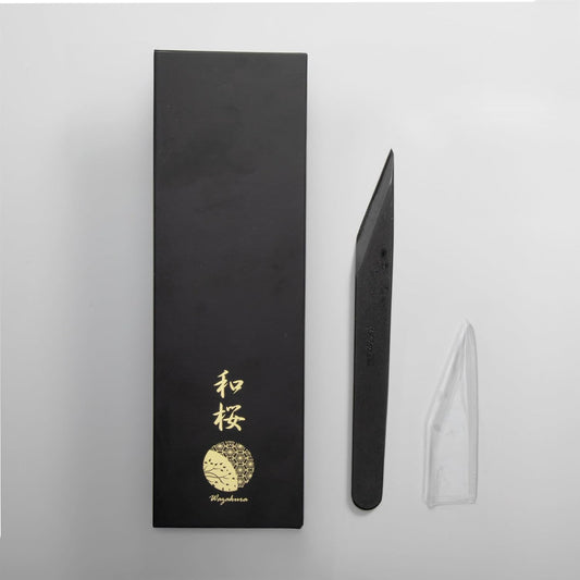 Wazakura Kiridashi Knife - Left Hand Japanese Marking & Woodworking Knife | Hand Forged Razor Sharp Carbon Steel Blade Made in Japan (18mm Left Hand)