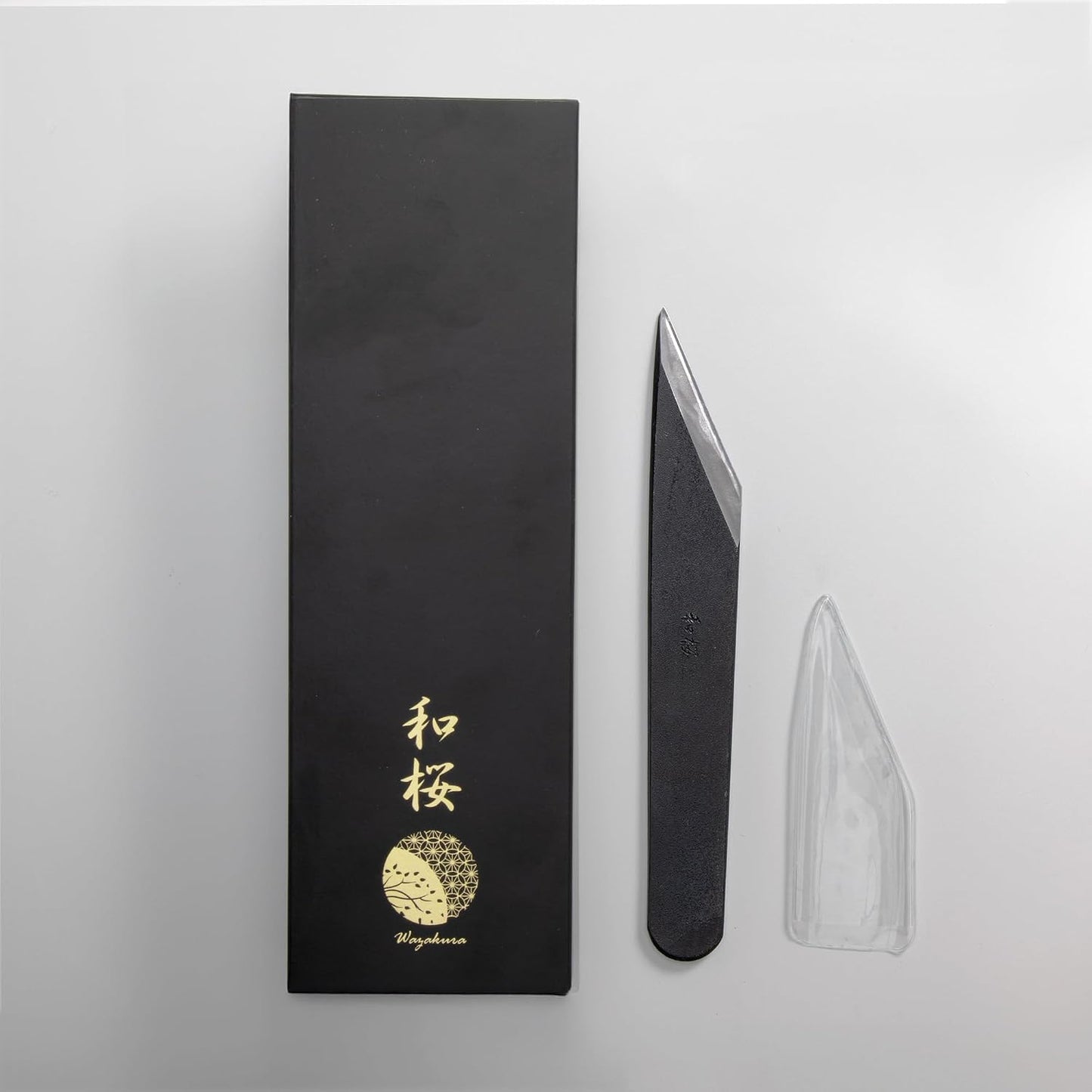 Wazakura Kiridashi Knife - Left Hand Japanese Marking & Woodworking Knife | Hand Forged Razor Sharp Carbon Steel Blade Made in Japan (18mm Left Hand)